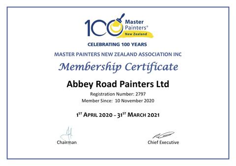 Master Painters Membership